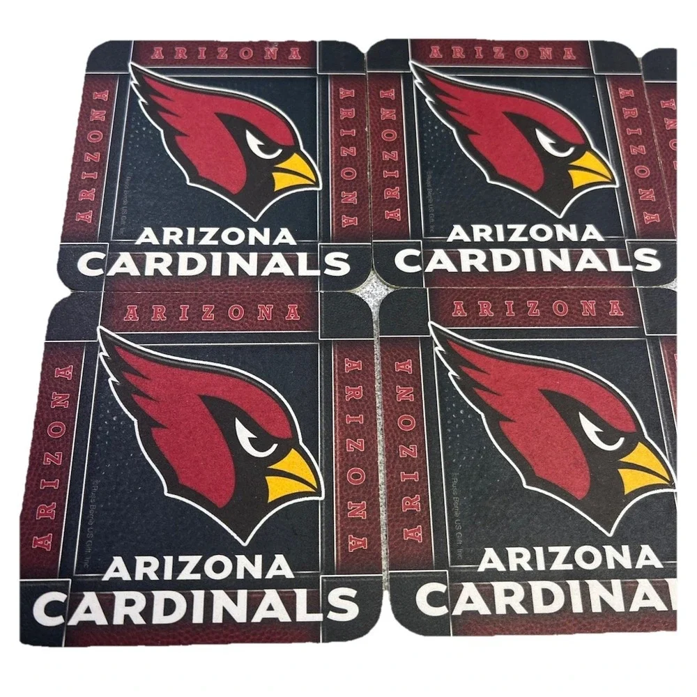 Lot Of 6‎ Arizona Cardinals Coasters Team NFL Coasters